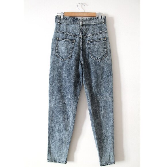 Maison Margiela Belted Acid-Wash High-Rise Tapered Jeans 31" / IT 38 / US 2 - Picture 6 of 11